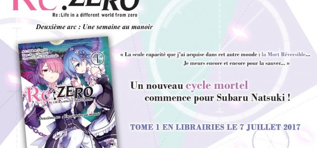 Second cycle de Re:Zero chez Ototo Manga