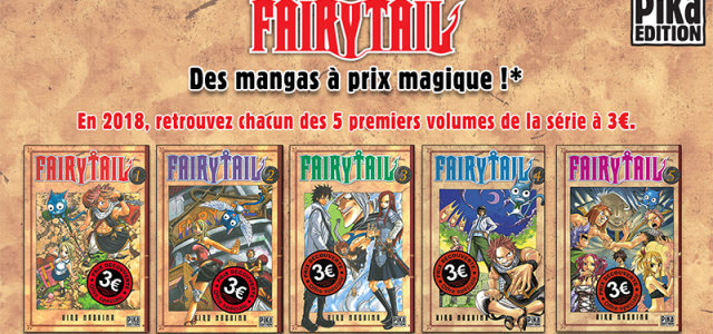 Des petits prix pour Fairy Tail T1 à 5