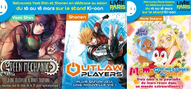 Les invités Ki-oon éditions du Salon Livre Paris 2018