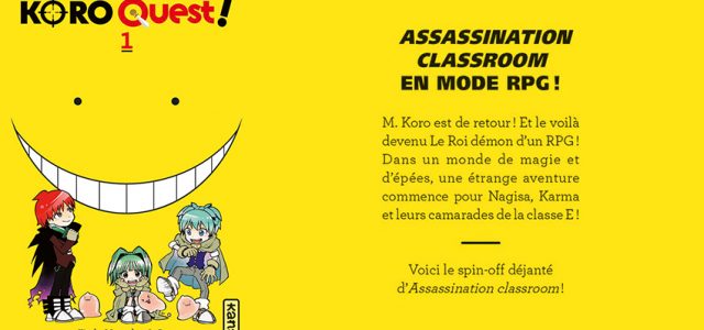 Koro-sensei débarque en RPG chez Kana