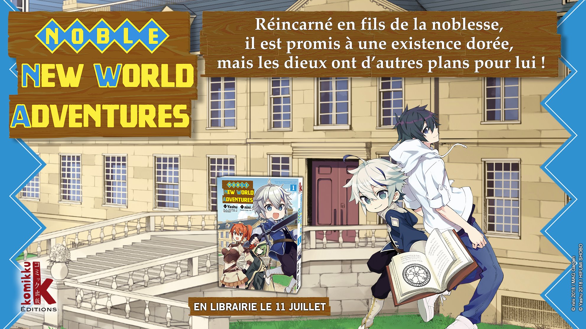 Noble New World Adventures Scan Vf Noble New World Adventures à paraître chez Komikku | Bulle Shôjo