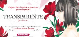 Le manga Transparente annoncé chez Kurokawa