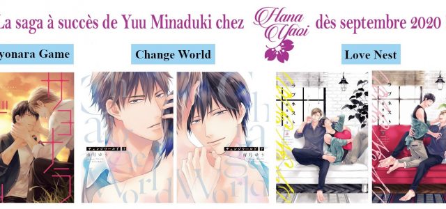 Yuu Minaduki de retour en force aux éditions Boy’s Love IDP