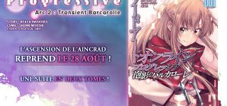 L’arc II de SAO Progressive arrive chez Ototo