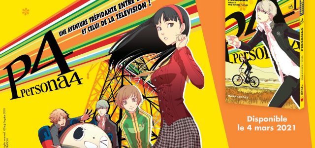 Le manga Persona 4 annoncé chez Mana Books