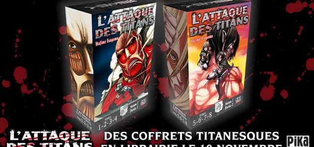 Des coffrets pour la série L’Attaque des Titans