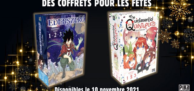 Des coffrets pour la fin d’année chez Pika et Nobi Nobi!