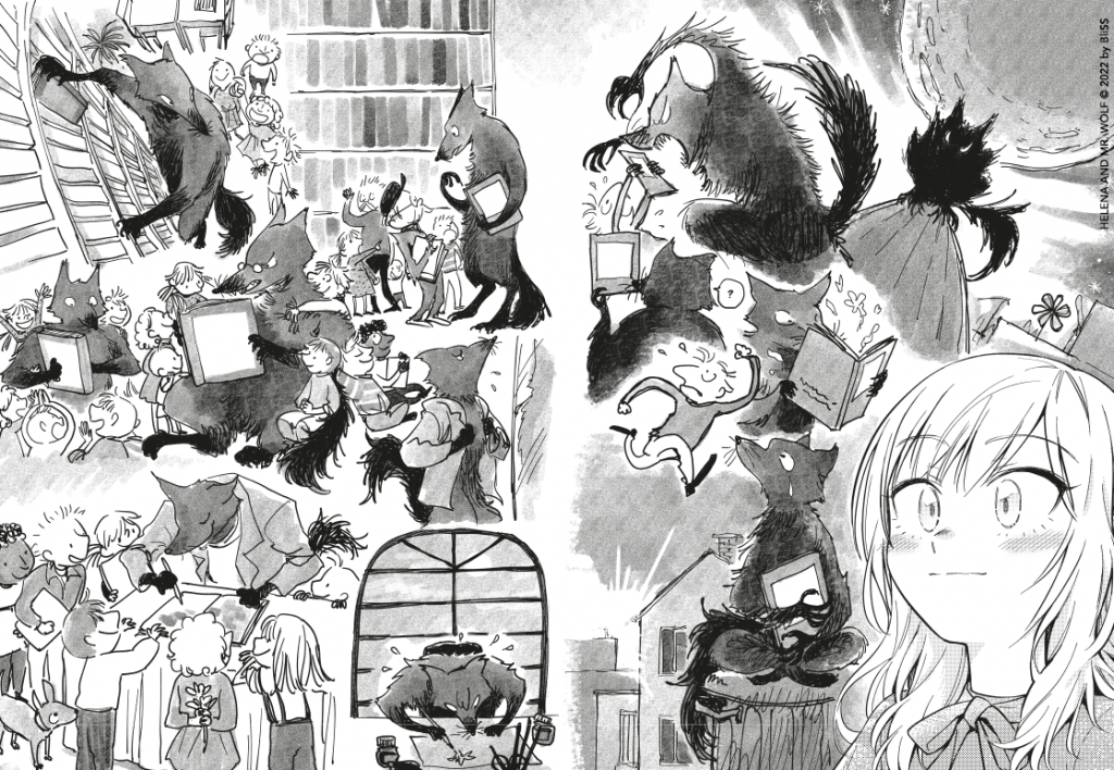 Illustration Héléna & Mr Wolf