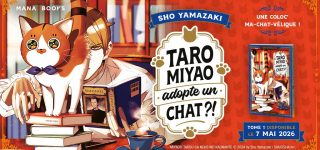 Les éditions Mana Books accueillent un félin et son humain romancier